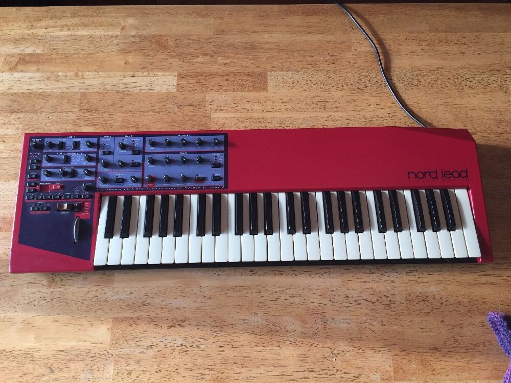 MATRIXSYNTH Nord Lead 1 Synthesizer With 12Voice Expansion Board and