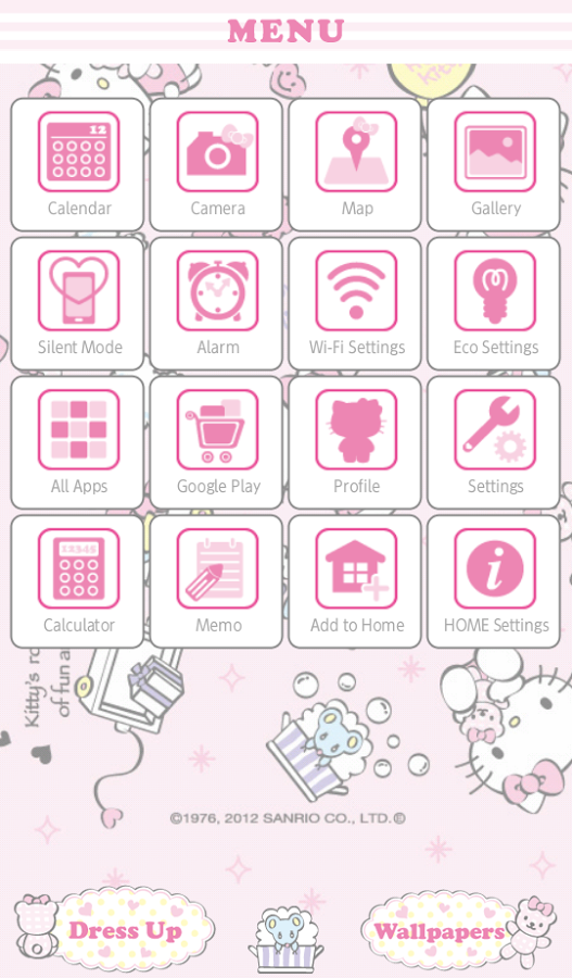 I love Kawaii Hello Kitty Launcher Baby Bear
