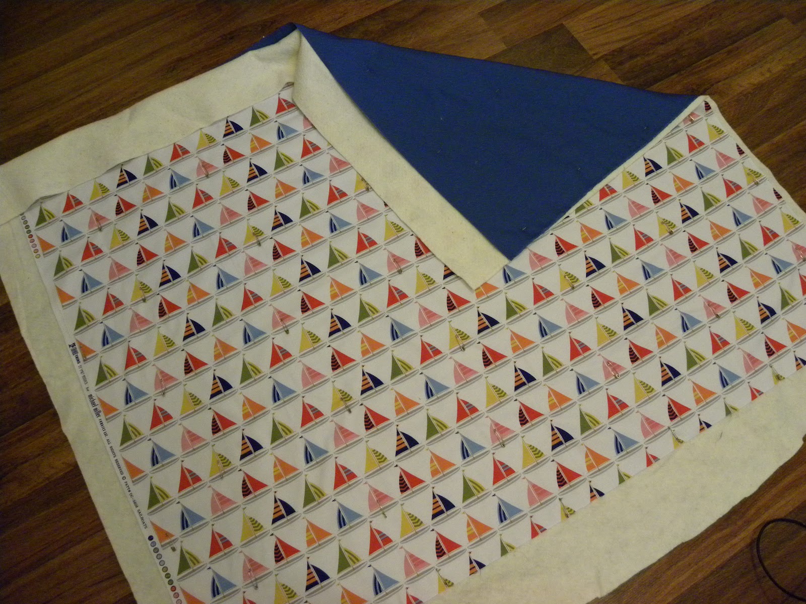 Grammie Q's Whole Cloth Baby Quilt