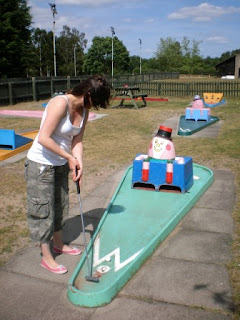 Crazy Golf at Bainland Country Park in Woodhall Spa