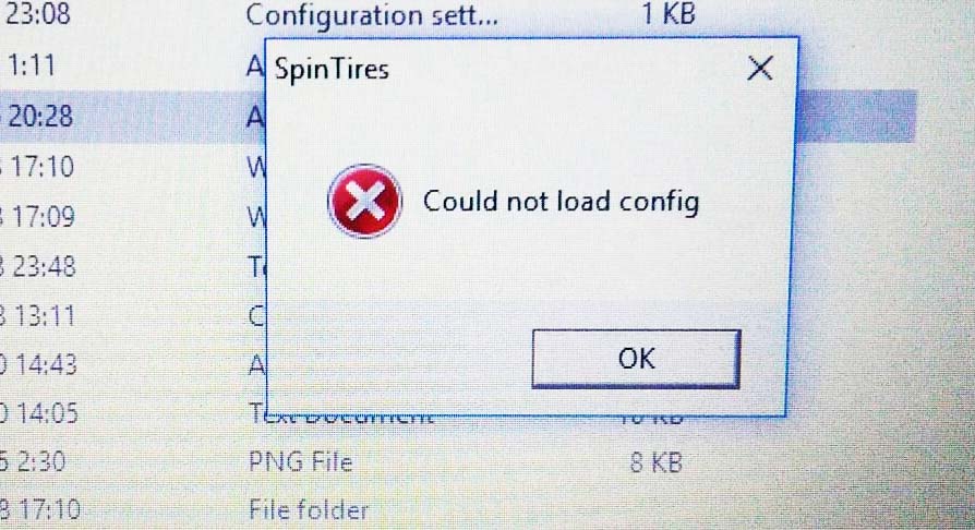 Error can t load. Config: config = load_config(). Could not load. Спинтайрес мадраннер ошибка could not load config. Мод раннер could not load config.
