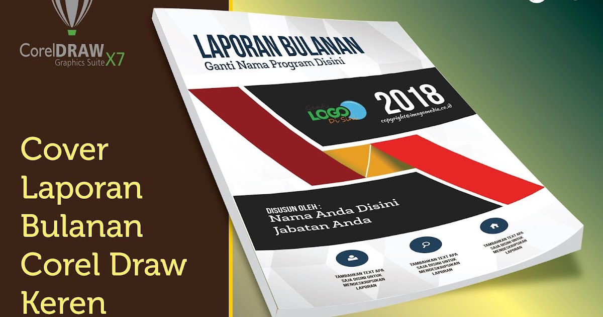 Free Download Cover Laporan Kegiatan 2017 Guru Corel Lorem Ipsum Sampul Laporan Desain Brosur
