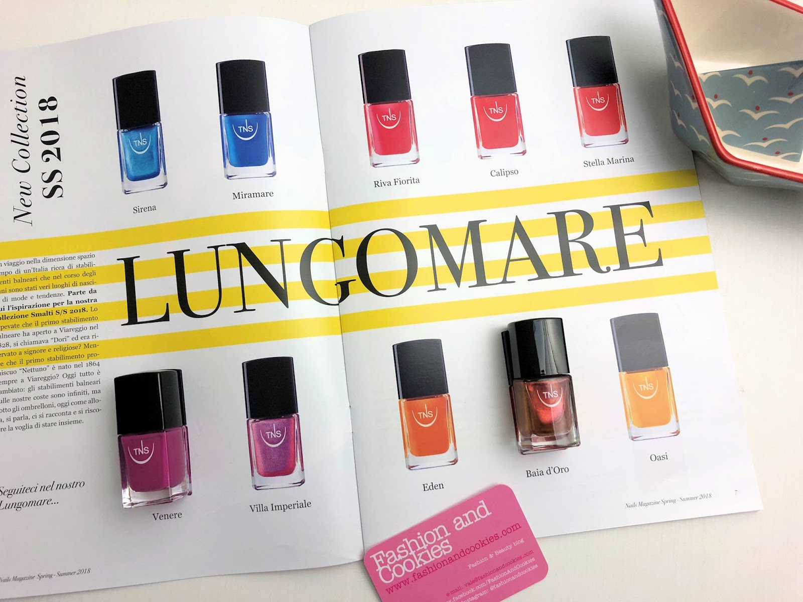 TNS collezione Lungomare: smalti e rossetti primavera-estate 2018 su Fashion and Cookies beauty blog, beauty blogger