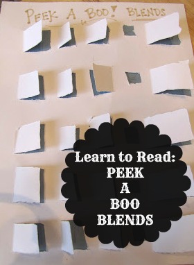 simple reading blends fluency activity