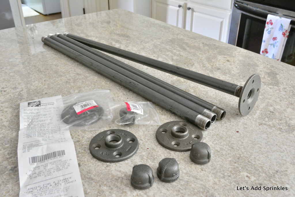 Let's Add Sprinkles Table Legs Made Out Of Pipes