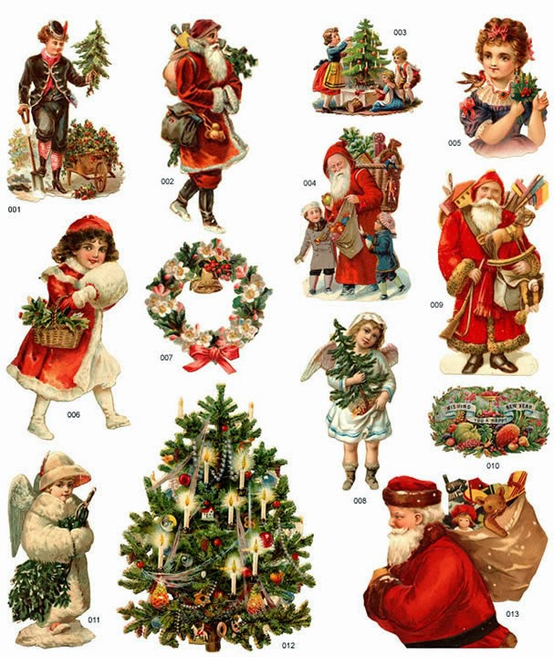 Free Printable Christmas Ephemera - Printable World Holiday