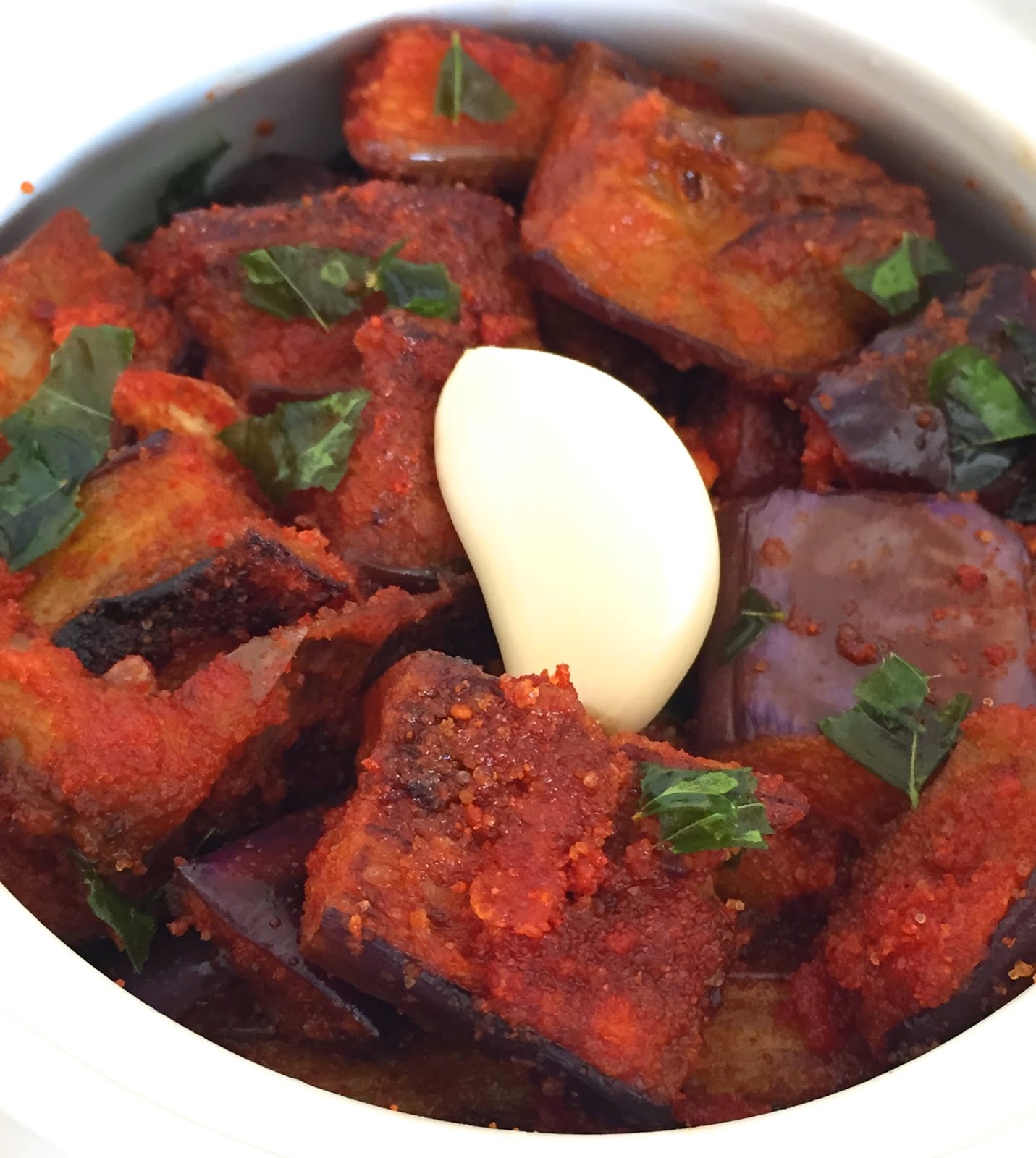 Eggplant Fry (Vankaya Karam) Shallowfry method For a Healthy
