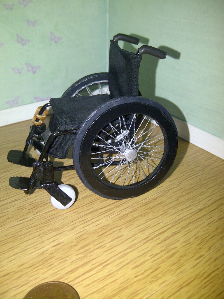 Teeny Tiny Things Miniature 1/12th Scale Wheelchair
