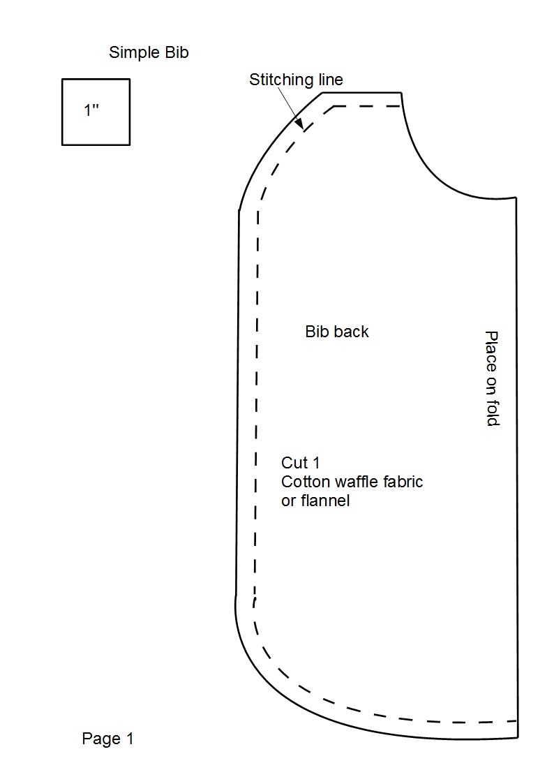 Gee's Projects Baby's Bibs free pattern