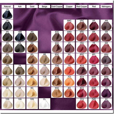 Professional Hair Color on Clairol Hair Colors Chart For 2012   Professional Hair Colors   Zimbio