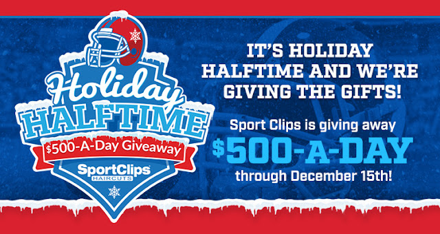 Sport Clips HOLIDAY HALFTIME Sweepstakes Sport Clips HOLIDAY HALFTIME Sweepstakes