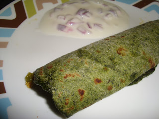 Spinach and paneer