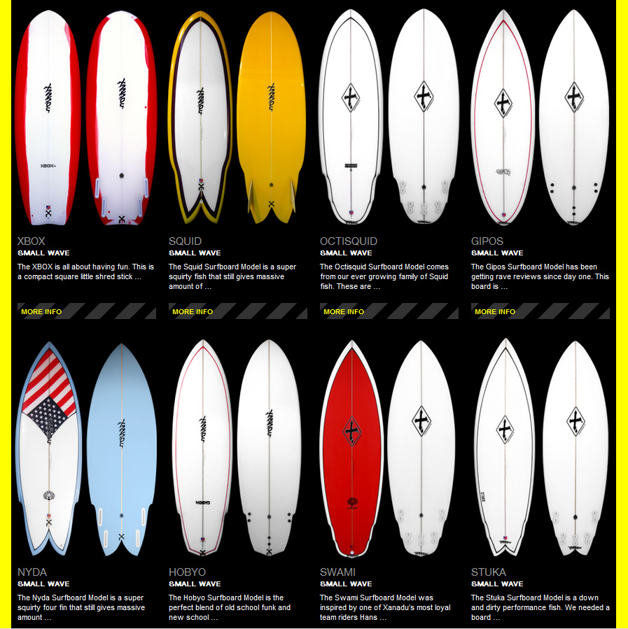 Xanadu Surf Designs Small Waves Design
