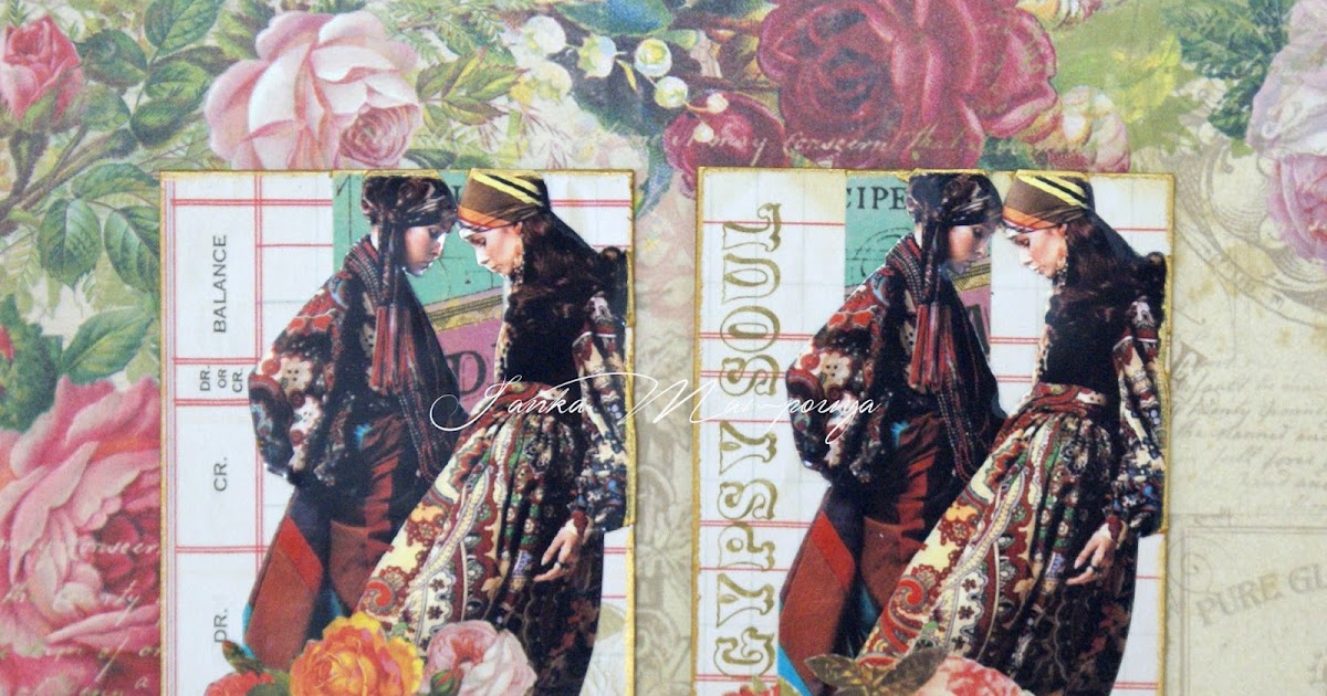 scrapmagique ATC swap Folk