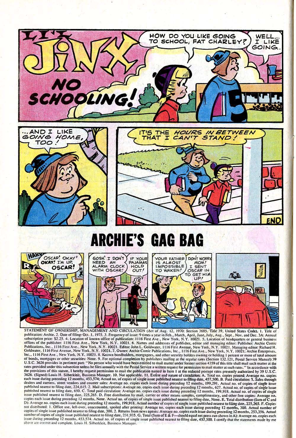 Read online Archie (1960) comic -  Issue #252 - 10