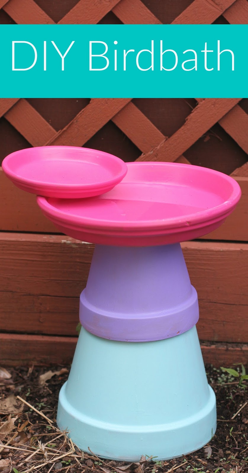 A Fun DIY Bird Feeder and Birdbath The Chirping Moms