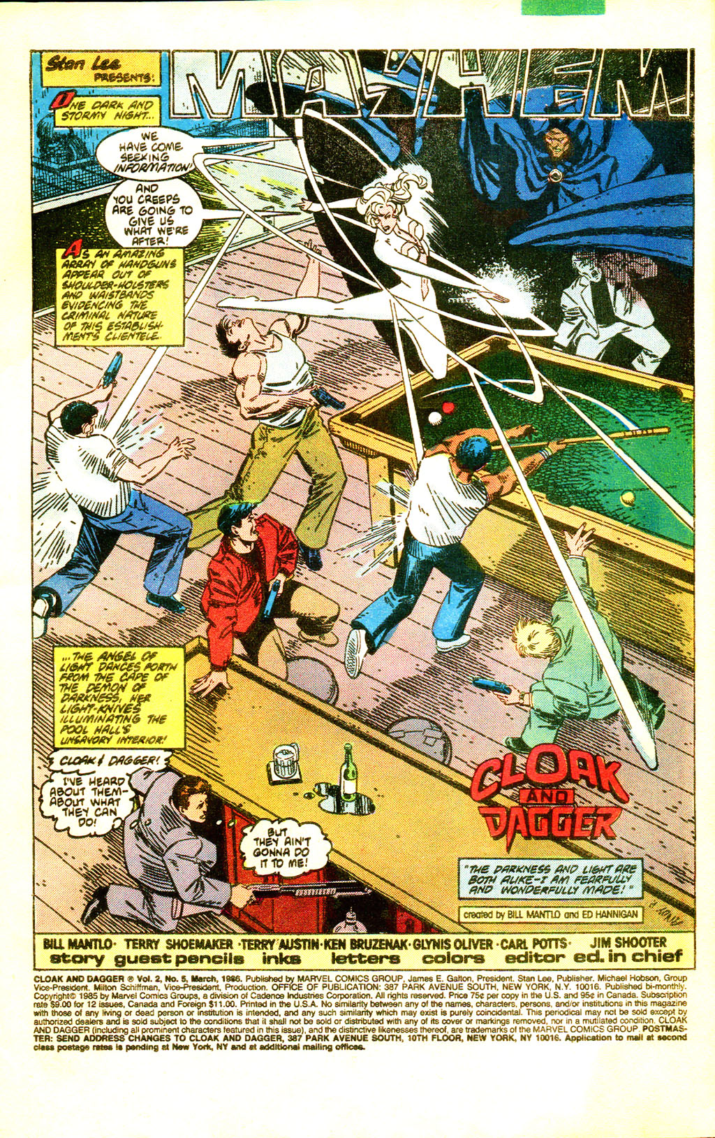 Read online Cloak and Dagger (1985) comic -  Issue #5 - 2