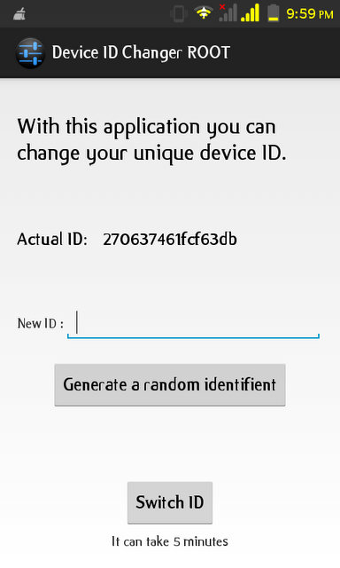 How to  Change Your Android Mobile Device ID