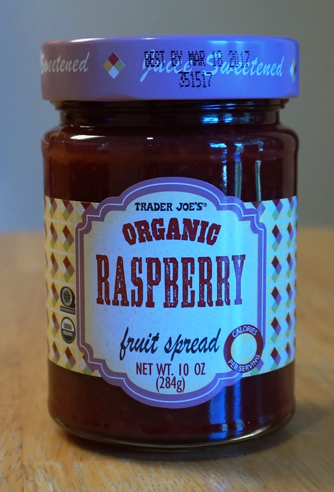 Exploring Trader Joe's Trader Joe's Organic Raspberry Fruit Spread