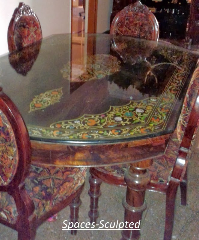 SpacesSculpted MYSORE MARQUETRY…..Rosewood Inlay Furniture….