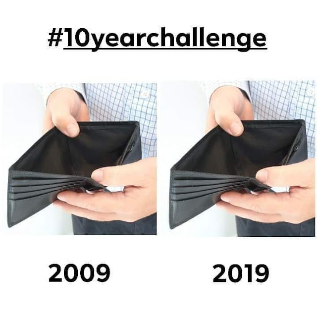 11 Meme Lucu '10 Years Challenge' yang Lagi Hits Banget