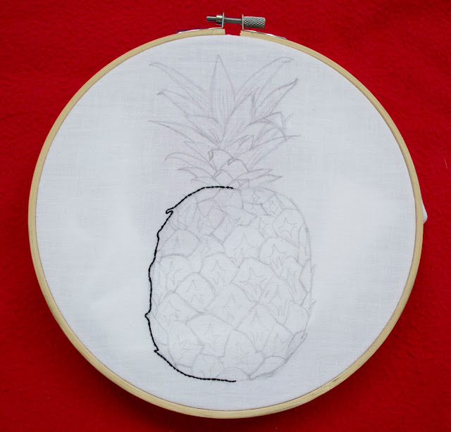 pineapple embroidery