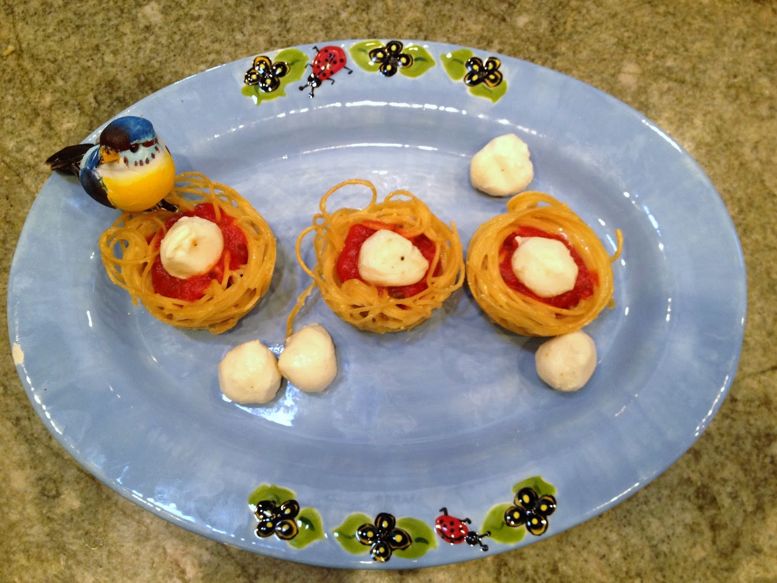 Playful Creations Bird Nest Spaghetti