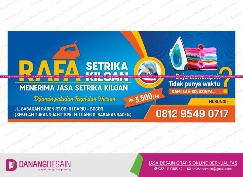 Contoh Brosur Jasa Setrika Amat