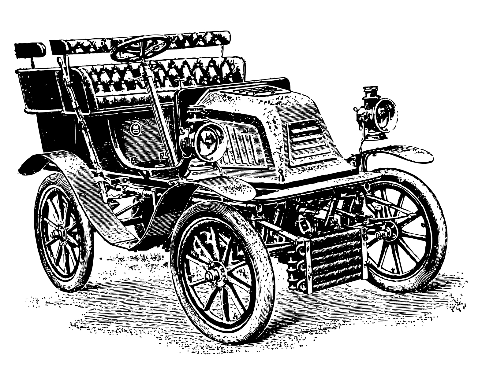 Free vintage clip art images: Vintage cars and coaches ...