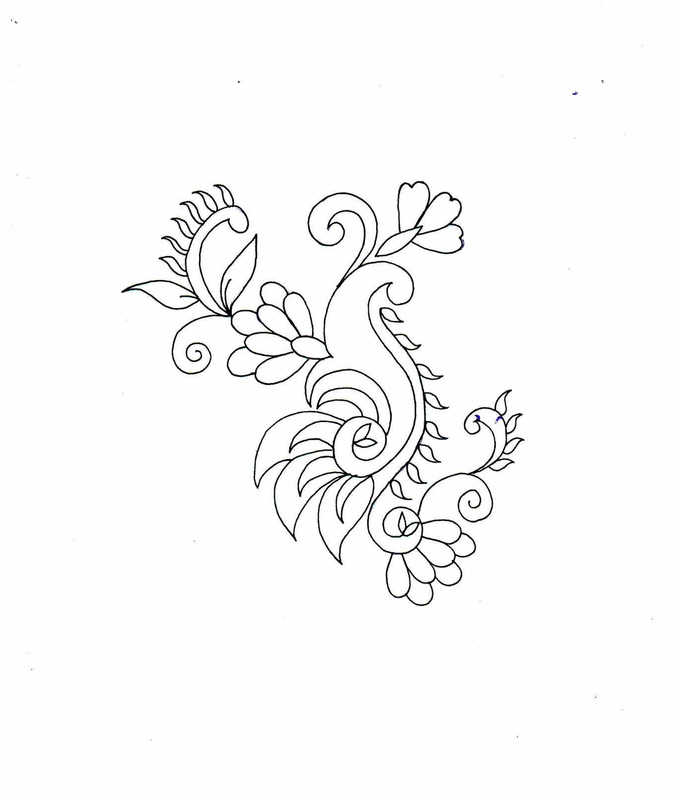 Update more than 67 saree embroidery designs sketches - seven.edu.vn