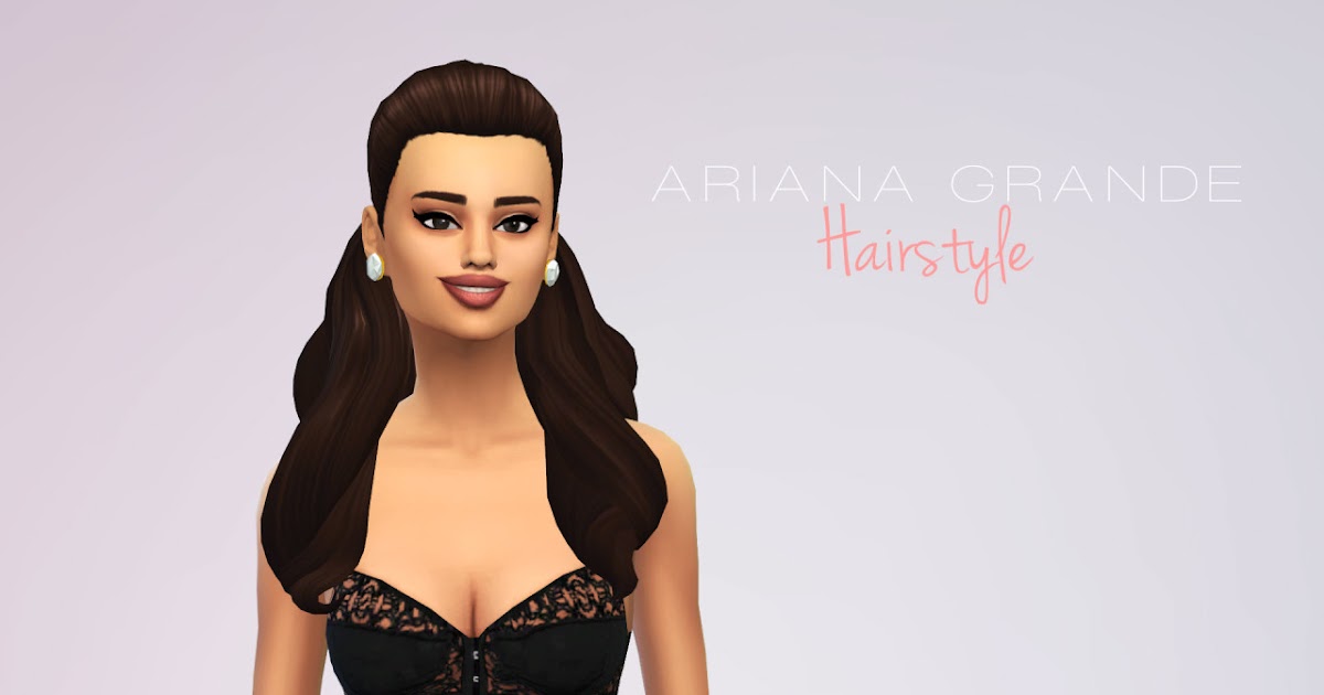 sims 4 ariana grande hair