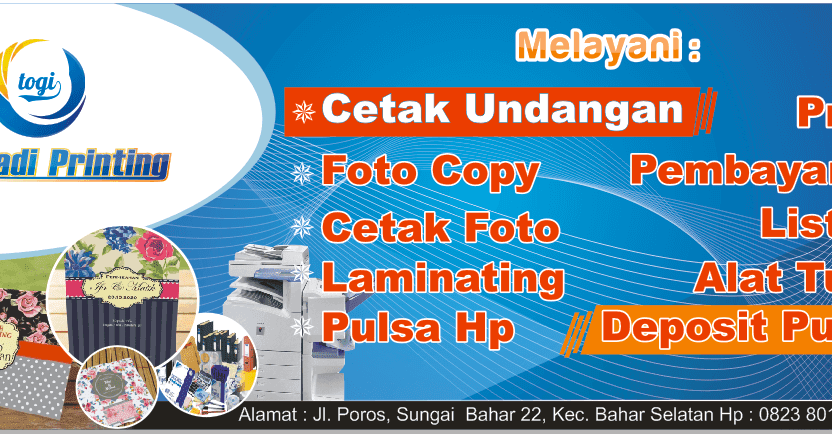 39+ Desain Spanduk Fotocopy