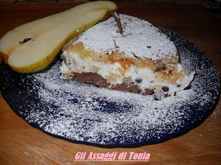 torta ricotta e pere