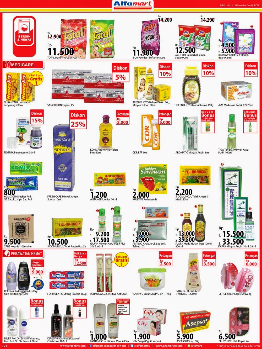 Katalog Promo Alfamart Terbaru 1-15 Agustus 2016