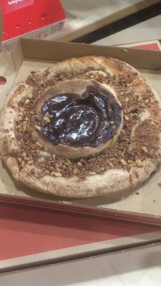 La pizza de kit kat