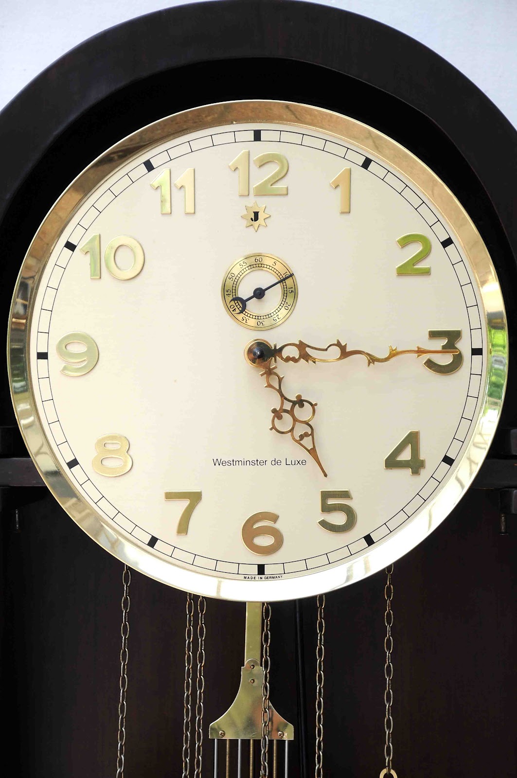 Old Vintage Gallery Junghans Grandfather Clock Germany