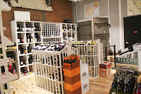 Wine room at Bee's Knees Supply Company