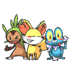 Leafron, Smyll, Aquon ^.^ Jogo inexistente