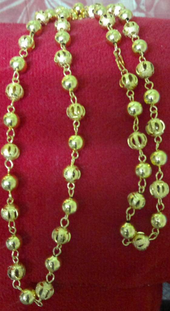 PEMBORONG EMAS SADUR 24K: RANTAI LEHER