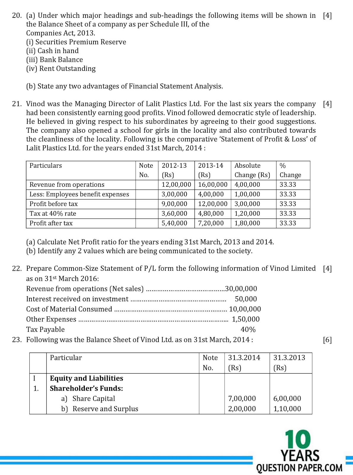 cbse class 12th 2018 board Accountancy Solved Sample paper cbse class 12th 2018 Accountancy sample paper