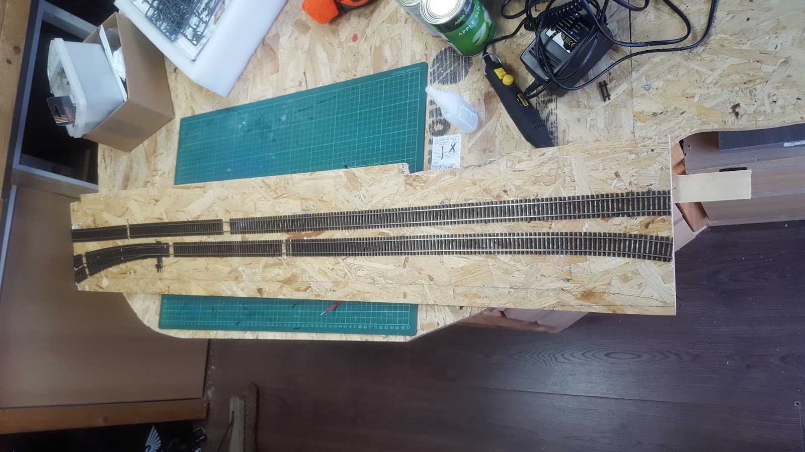 Lewis Lake Model Railroad First Lift out Section
