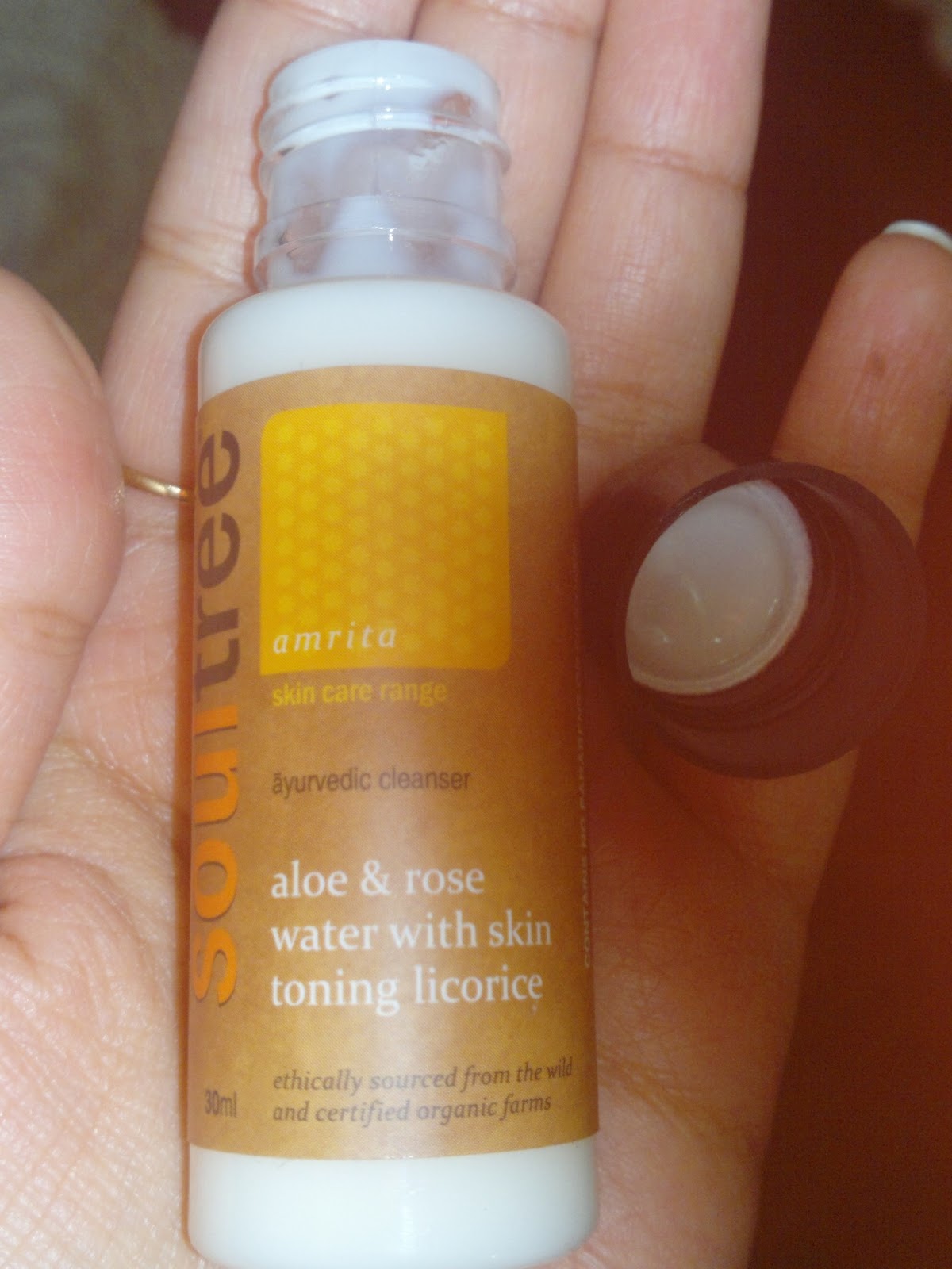 Soul Tree Ayurvedic Cleanser With Aloe, Rose Water and Licorice Review