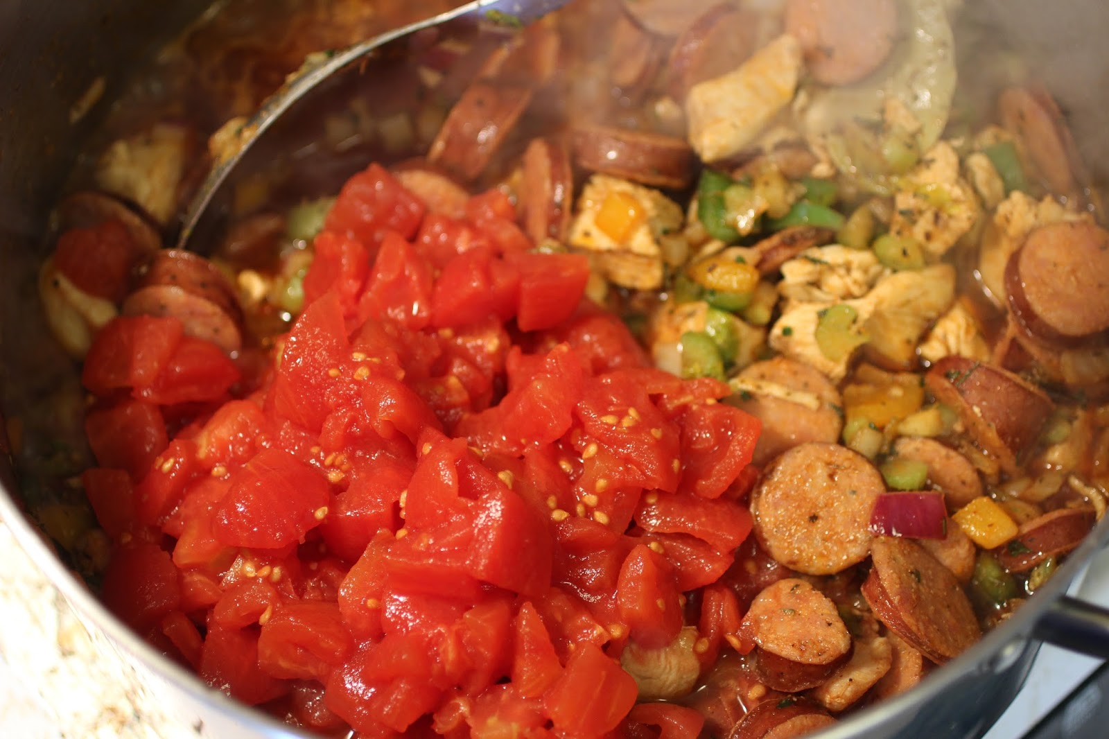 Kitchen Simmer Spicy Andouille Sausage and Chicken Jambalaya