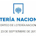 Lotería nacional - Sábado, 23/09/2017
