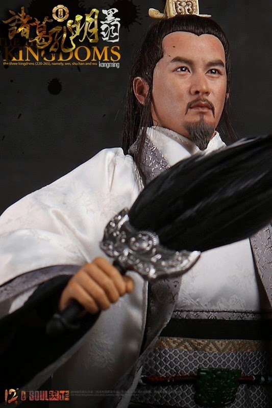 O-Soul Toys Heroes of the Three Kingdoms - Zhuge Liang (Black Feather Version)