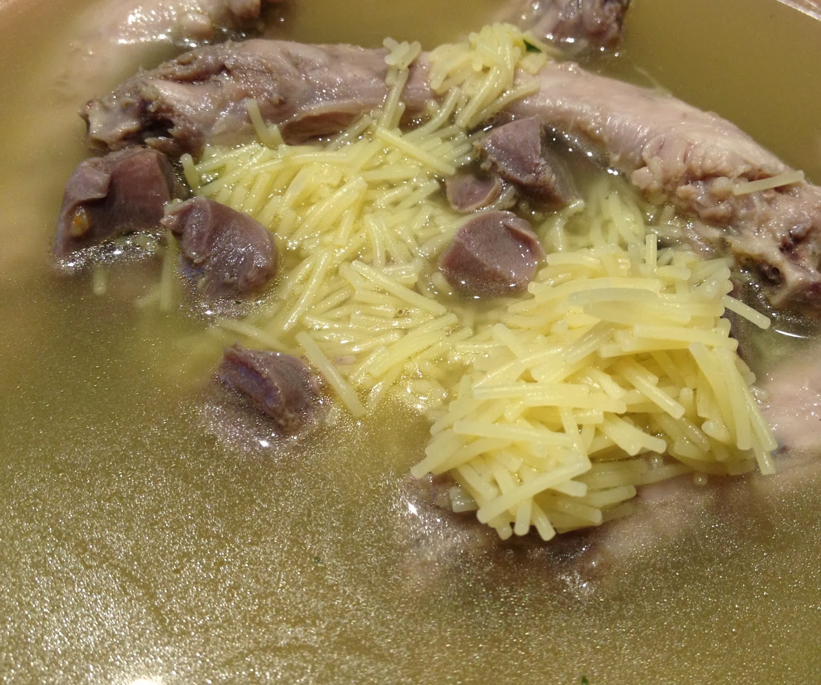 Суп с потрошками