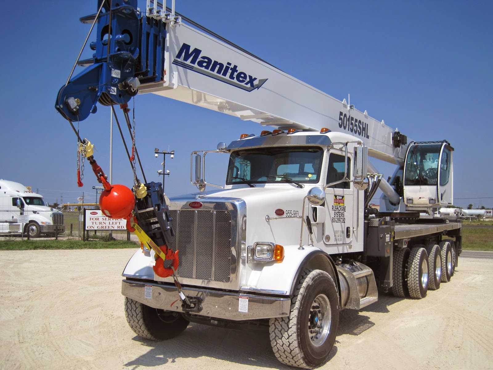 Boom Truck Sales & Rental (5) 50 Ton Manitex Boom trucks available for Rental or Sale