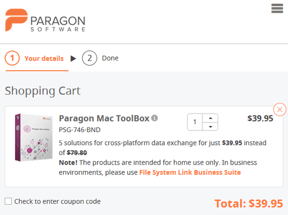 Paragon Mac ToolBox Coupon Special Discount