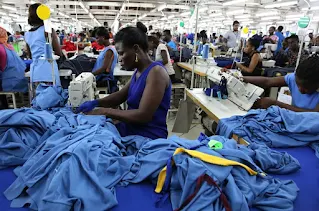 Sewing T Shirts in Ghana