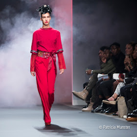 Merel van Glabbeek at Amsterdam Fashion Week - Mexican influences in her 'Flame' collection